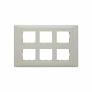 L&T Entice 12 Module Marble Finish Plate [Mystic Marble Finish]